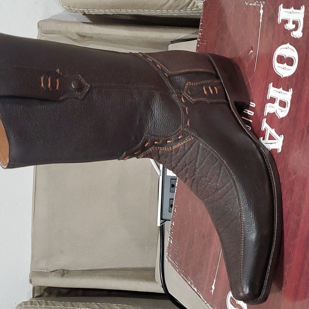 Forastero leather boot 9 and half